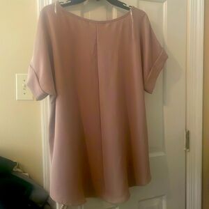 Mocha color, short sleeve top